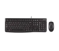 LOGITECH MK120 corded Desktop -  black -  USB -  CH
