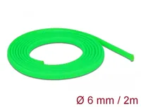 DeLOCK Braided Sleeve stretchable 2 m x 6 mm green