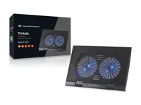 Conceptronic THANA Notebook Cooling Pad, Fits up to 17", 2-Fan