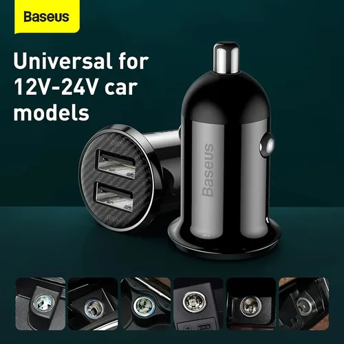 Baseus Gain Pro Universal Black Cigar lighter Fast charging Auto