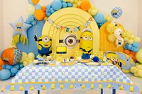 PARTYDECO Tischdecke 180x120cm OBP11 Minions