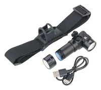 TROIKA ECO KNICKLICHT MICRO Black Hand flashlight + Headband flashlight SMD LED