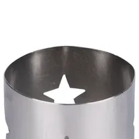 EGLO Serviettenring Stern Silber - Materialtyp: Metall - Material: Aluminium - Verpackungseinheit: 1 Stück - Detailfarbe: Silber - Produkttyp: Servietten