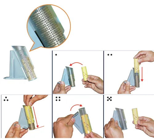 Olympia Plastikröhrchen-Set für CC 202 8 Stück transp.