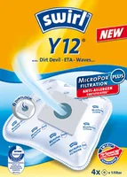 Swirl Staubfilterbeutel Y 12 4 Stück - Verpackungseinheit: 4 Stück