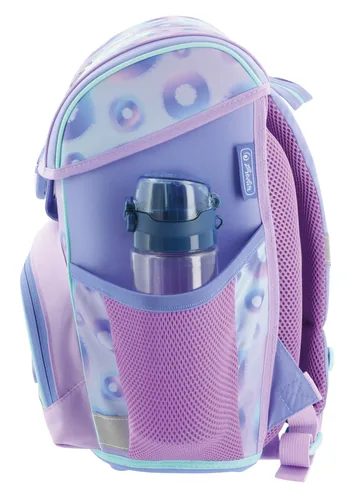 Herlitz Schulthek Loop Plus Mystic Mermaid 4-teiliges Set - Altersempfehlung ab: 6 Jahren - Wasserabweisend: Ja - Detailfarbe: Himmelblau - Hellrosa - Hellviolett - Gewicht: 1000 g - Volumen: 16 l - Motiv: Meerjungfrau