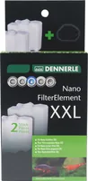 Dennerle Nano Filterelement XXL, 2 Stück - Produkttyp: Filtermaterial - Farbe: Weiss