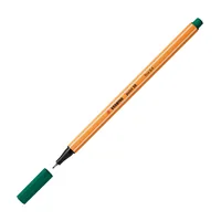 STABILO Fineliner point 88 Tannengrün - Strichstärke: 0.4 mm - Set: Nein - Verpackungseinheit: 1 Stück - Eigenschaft-Stift: Keine - Anwender: Schule - Büro - Erwachsene - Kinder - Fasermaler & Fineliner Art: Fineliner