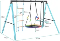 Frame swing nest swing