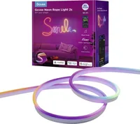 Neon Strip Light (weiß, 4 Meter, schwarz)