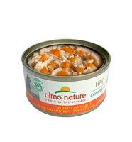 Almo Nature Nassfutter HFC Complete 70 g - Tierbedürfnis: Kein besonderes Bedürfnis - Geschmacksrichtung: Geflügel - Zertifikate: Keine Zertifizierung - Fleischsorte: Huhn - Futtereigenschaft: Getreidefrei - Produkttyp: Alleinfutter