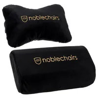 noblechairs Kissenset EPIC/HERO/ICON Schwarz/Gold - Detailfarbe: Gold - Schwarz
