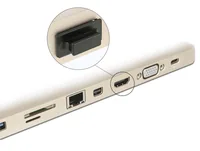 Delock Staubschutz HDMI-A f 10 Stk. Schwarz - Kabeltyp: Adapter - Videoanschluss Seite A: HDMI - Videoanschluss Seite B: Keiner