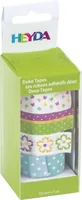 Heyda Washi Tape Blumen Mehrfarbig - Detailfarbe: Mehrfarbig - Länge: 5 m - Set: Ja - Breite: 15 mm