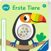 play+ Bilderbuch schütteln, rasseln, spielen: Erste Tiere - Thema: Bilderbuch - Sprache: Deutsch - Altersempfehlung ab: 6 Monaten - Einband: Pappe - Anzahl Seiten: 12 - Altersgruppe: Kleinkinder