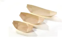 Sier Fingerfood-Schale Holzboot 7.7 x 14 cm, 100 Stück - Produkttyp: Fingerfood-Schale - Materialtyp: Holz - Material: Holz - Detailfarbe: Hellbraun - Verpackungseinheit: 100 Stück
