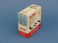 FASTECH Klettband-Box Hellblau - Produkttyp: Klettband - Ausstattung Kabelmanagement: Standard-Klettband zum Nähen - Detailfarbe: Hellblau - Breite: 20 mm - Länge: 5 m - Material: Polyamid (PA)
