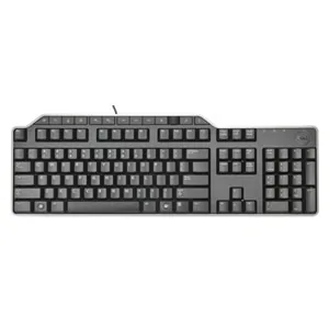 Dell Tastatur KB522 FR-Layout - Tastatur Typ: Business - Tastaturlayout: AZERTY (FR) - Tastatur Features: Handgelenkauflage - Hotkeys - Medientasten - Ziffernblock - USB-Hub - Keyboard Tasten: Klassisch (Knöpfe) - Detailfarbe: Schwarz - Ziffernblock: Ja