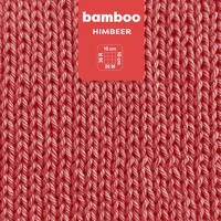 myBoshi Wolle Bamboo himbeer - Packungsgrösse: 1 Stück - Länge: 125 m - Material: Wolle - Bambus - Detailfarbe: Himbeer - Nadelstärke: 4 mm - Waschbar bei: 40 °C