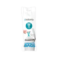 Brabantia Kehrichtsack PerfectFit W 5 l, 20 Stück - Parfümiert: Nein - Eigenschaften: Keine Eigenschaft - Verpackungseinheit: 20 Stück - Volumen: 5 l - Trageriemen: Ja - Material: Kunststoff
