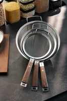 GEFU GF15506 kitchen strainer Stainless steel, Walnut wood 20 cm