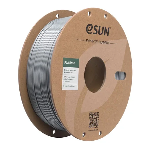 eSUN PLA BASIC Acido polilattico (PLA) Argento 1 kg