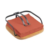 MSV Serviettenhalter Elie Nature/Schwarz matt - Produkttyp: Serviettenhalter - Materialtyp: Metall - Material: Stahl - Detailfarbe: Nature - Schwarz matt