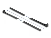 Delock Kabelbinder hitzebeständig 150 mm x 7.5 mm, 100 Stück - Breite: 7.5 mm - Länge: 150 mm - Produkttyp: Kabelbinder - Ausstattung Kabelmanagement: Wiederverwendbar - Verpackungseinheit: 100 Stück - Material: Nylon