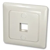 LINDY Wandanschlussdose f.1 Keystone Wand DE Abdeckung 80x80