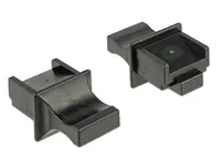 Delock Blindstecker/Staubschutz RJ45 mit Griff 10 Stück - Zubehörtyp: Staubschutz - Detailfarbe: Schwarz - Verpackungseinheit: 10 Stück