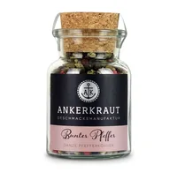 Ankerkraut Gewürz   Bunter Pfeffer 70 g - Produkttyp: Pfeffer - Ernährungsweise: Vegetarisch - Produktionsland: Deutschland - Zertifikate: Keine Zertifizierung - Packungsgrösse: 70 g - Fairtrade: Nein