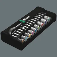 Wera Ratschen-Set 8100 SA 11 Zyklop 1/4, 28-teilig - Grösse: 1/4 - Set: Ja