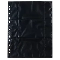HERMA Fotosichthüllen 90 x 130 mm quer schwarz 10 Hüllen