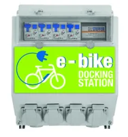 STEFFEN Stromverteiler 4x T13, E-Bike - Einsatzgebiet: Outdoor - Detailfarbe: Grau - Grün - Kinderschutz: Nein - Steckertyp Ausgang: T13 - Schalter: Ja - Steckdosenanzahl: 4