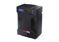 Sharp Akkupack und Ladegerät SumoBox Schwarz - Verbindungsmöglichkeiten: USB - Optisch Digital - Widerstandsfähigkeit: Spritzwassergeschützt - Stromversorgung: 18 V - Detailfarbe: Schwarz - Gewicht: 680 g - System-Kompatibilität: Keine