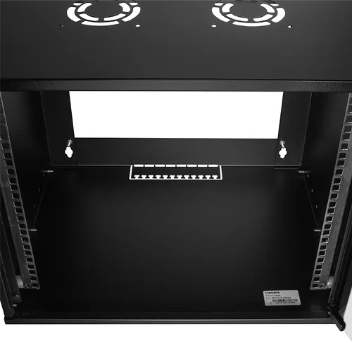 Logilink 19"" Wandschrank ECO, 6 HE, montiert, schwarz