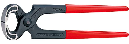 Kneifzange 50 01 160, Kneif- / Monierzange (rot/schwarz, Länge 160mm)