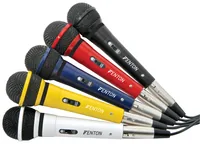 Fenton Mikrofone DM120 Karaoke Set - Typ: Mikrofonset - Bauweise: Hand-/Stativmikrofon - Anwendungsbereich: Gesang & Sprache - Wandlerprinzip: Kondensator - Richtcharakteristik: Niere - Umschaltbare Richtcharakteristik: Nein