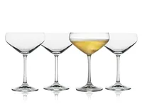 Lyngby Champagnerglas Juvel 4 Stück, 34 cl - Material: Glas - Höhe: 16.5 cm - Volumen: 340 ml - Glas Typ: Champagnerglas - Verpackungseinheit: 4 Stück - Detailfarbe: Transparent