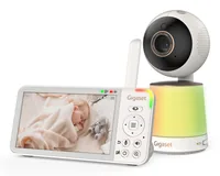 Gigaset Babyphone Baby 500 Video - Reichweite Max.: 300 m - Ausstattung: Bewegungssensor - Geräuschesensor - Nachtlicht - Schlaflieder - Thermometer - Videofunktion - Display vorhanden: Ja - Verbindungsmöglichkeiten: FHSS - Stromversorgung: Akkubetrieb - 