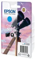 Epson 502 - 3.3 ml - Cyan - original - Blisterverpackung
