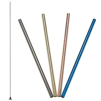 Lurch Strohhalm 4 Stück, Mehrfarbig - Materialtyp: Metall - Material: Edelstahl - Packungsgrösse: 4 Stück - Länge: 21.5 cm - Detailfarbe: Mehrfarbig