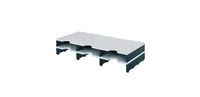 STYRO Styrodoc trio Aufbaueinheit 268-13021.98 schwarz/grau 6 Fächer