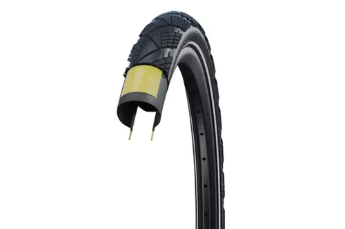 Schwalbe Velopneu Marathon Efficiency 28  x 1.5 - Einsatzbereich: E-Bike - Trekking-/Citybike - Veloreifenbreite: 40 mm - Durchmesser: 28  - Reifentyp: Faltreifen - Tubeless Ready: Keine Angaben - Grösse ETRTO: 40-622
