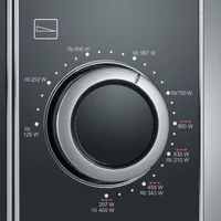 Severin Mikrowelle mit Grill MW 7875 Schwarz/Silber - Mikrowellenleistung: 700 W - Fassungsvermögen: 20 l - Grillfunktion: Ja - Backofenfunktion: Nein - Steamfunktion: Nein - Breite: 45.2 cm