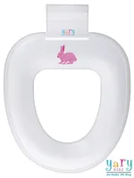 Yarykidz Toilettensitz Yarykidz Hase - Produkttyp: Toilettensitze - Rückenlehne: Nein - Handgriffe: Nein - Detailfarbe: Rosa - Weiss