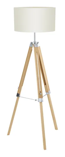 EGLO Leuchten Stehleuchte LANTADA natur exkl. E27 1x60W - Betriebsart: Netzbetrieb - Lampensockel: E27 - Farbtemperatur Kelvin: Je nach Leuchtmittel - Gesamtleistung: 60 W - Dimmbar: nicht dimmbar - Lichtfarbe: Je nach Leuchtmittel