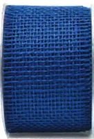 GOLDINA Juteband 6 cm x 2 m, Dunkelblau, 1 Stück - Breite: 60 mm - Länge: 2 m - Verpackungseinheit: 1 Stück - Detailfarbe: Marineblau - Band-Art: Juteband