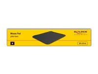 DeLOCK Mouse Pad glitter-black 300 x 245 mm