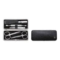 Zwilling Maniküre Pediküre Set 5tlg. mit Nagelschere, Leder
